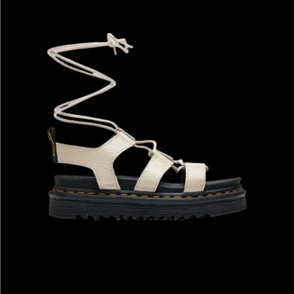 Dr. Martens Off-White Leather Sandals - Picture 7 of 7